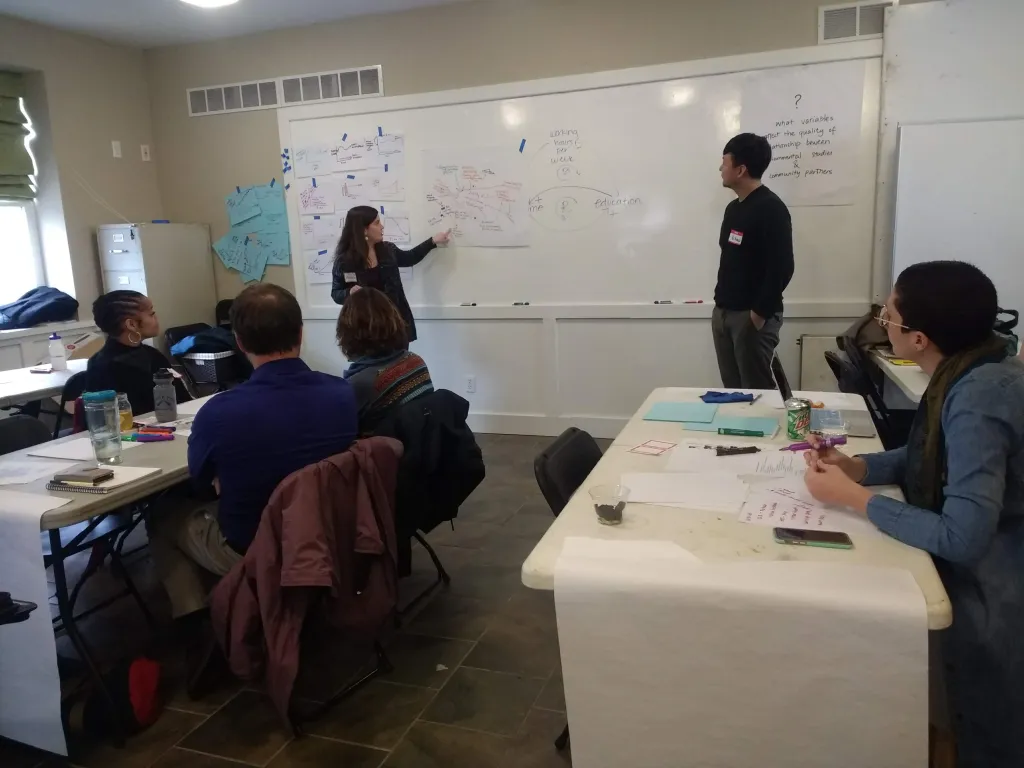 Community partners build system dynamics models to explore campus/community partnerships