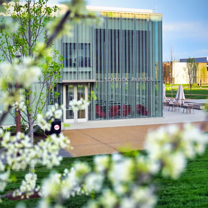 Schnuck Pavilion in spring